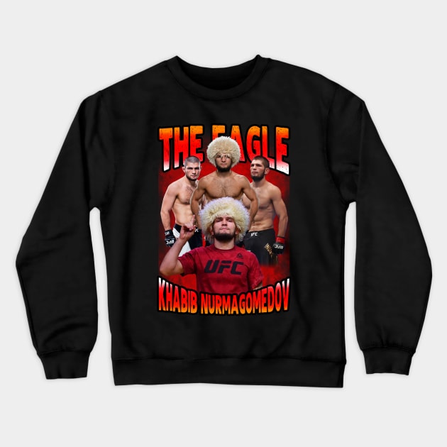 KHABIB NURMAGOMEDOV Crewneck Sweatshirt by hackercyberattackactivity